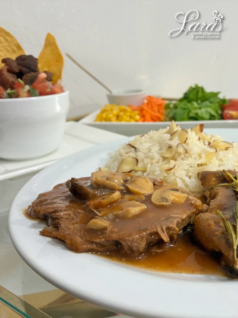 Detalle de Lara’s: catering personalizado