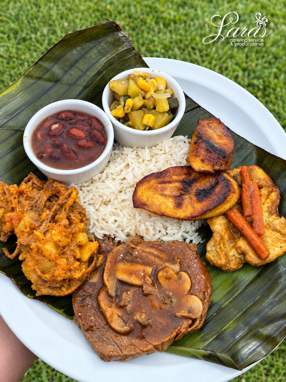 Preparación gastronómica con sabores costarricenses